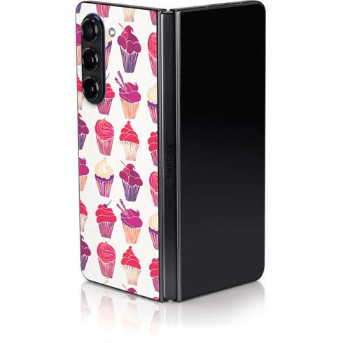 Cupcakes by Cat Coq Galaxy Z Fold5 5G Skin